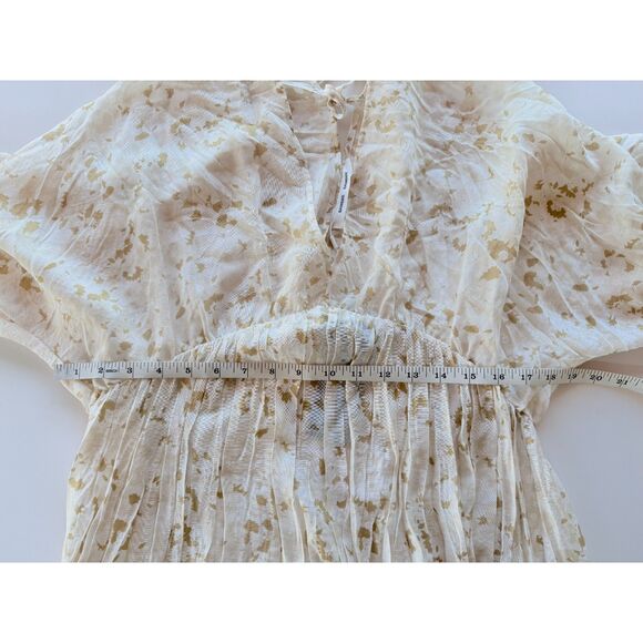 NWT Samsoe Samsoe Gertrud Empire Waist Midi Dress in Desert Flower Size Medium - Picture 15 of 16